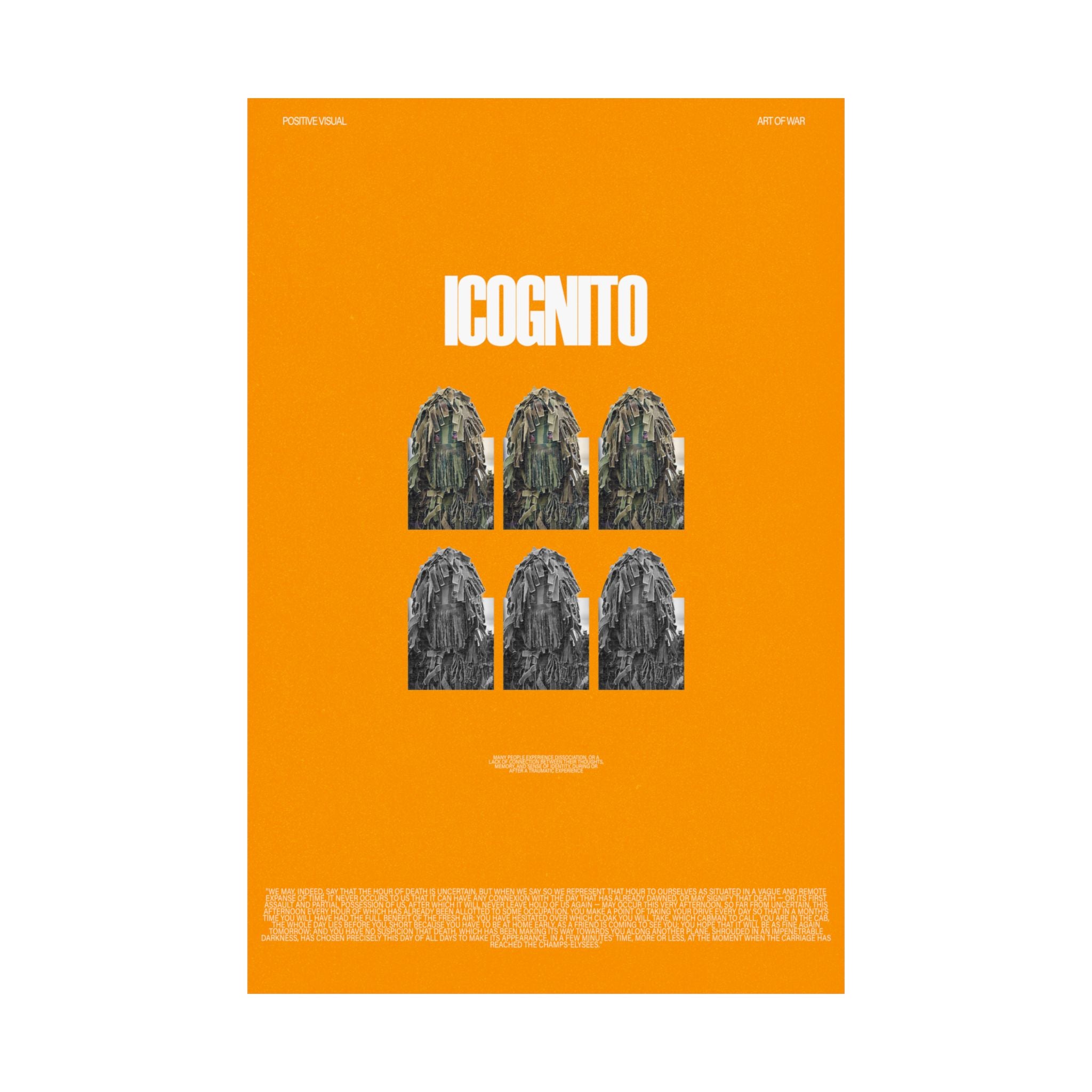 Art of War Series - Icognito Poster