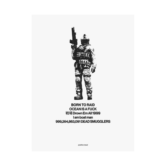 Art of War Series - Born to Raid Poster