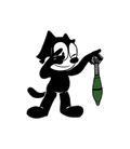 Mortar Cat Sticker